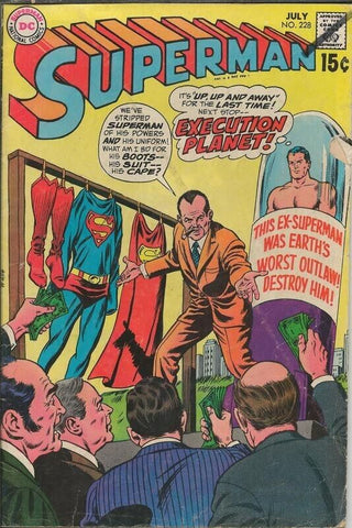 Superman #228 ORIGINAL Vintage 1970 DC Comics 