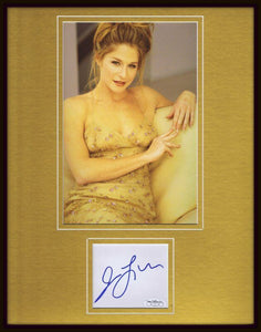 Jamie Luner Signed Framed 11x14 Photo Display JSA Just 10 of Us Melrose Place