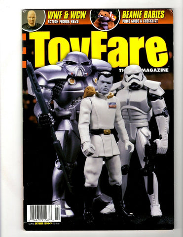 Toyfare Magazine #14 ORIGINAL Vintage 1988 Wizard w/ Star Wars Poster