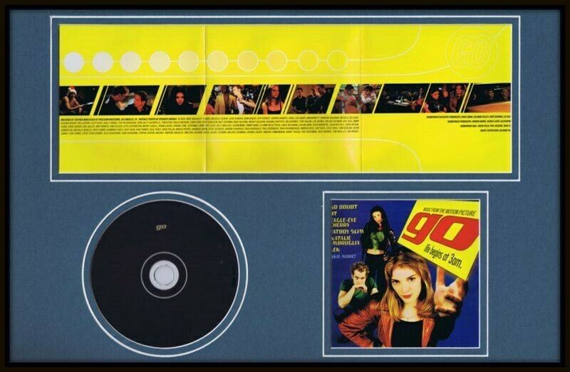 Go 1999 Soundtrack Framed 12x18 CD & Poster Display Sarah Polley Katie Holmes