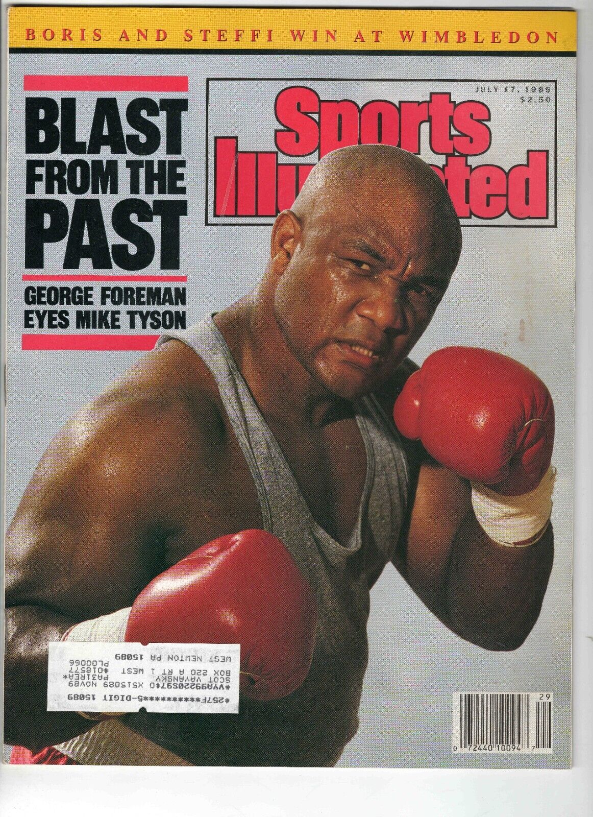 July 17 1989 Sports Illustrated Magazine George Foreman