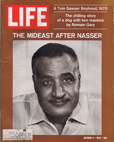 ORIGINAL Vintage Life Magazine October 9 1970 Mideast After Nasser