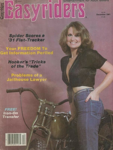 ORIGINAL Vintage Dec 1981 Easyriders Motorcycle Magazine 