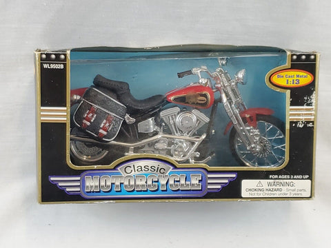 ORIGINAL Vintage Midwestern Home Products 1:13 Scale Diecast Motorcycle Red