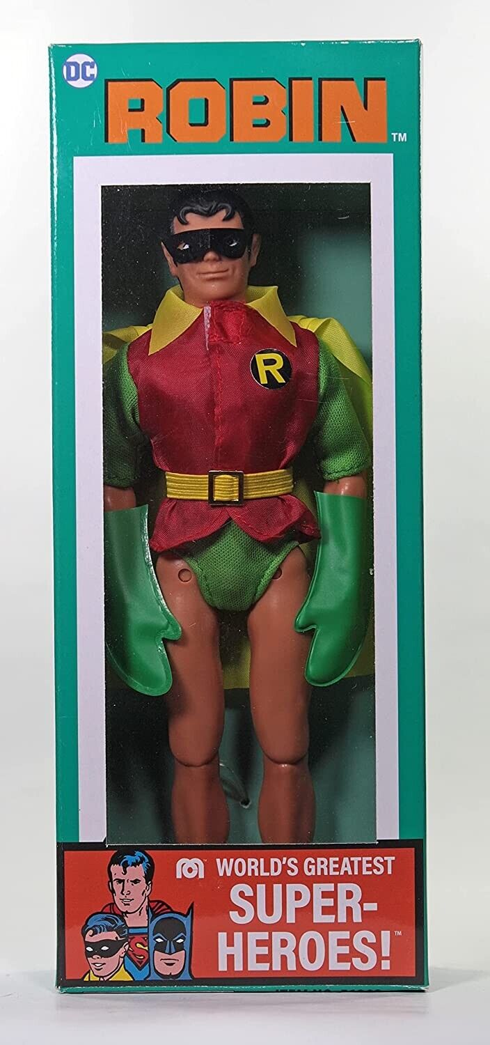 NEW SEALED 2022 Mego Robin World's Greatest Super Heroes 8" Action Figure