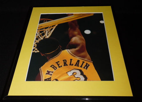 Wilt Chamberlain Framed 11x14 Photo Display LA Lakers