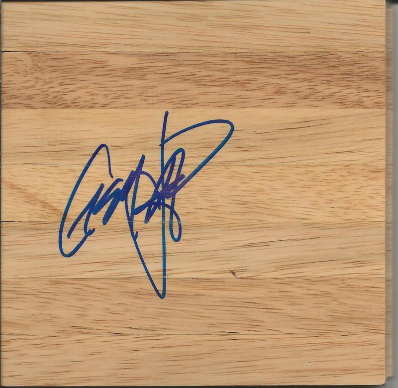 Casey Jacobsen Signed 6x6 Floorboard Stanford Phoenix Suns Brose Baskets