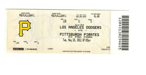 May 10 2011 LA Dodgers @ Pittsburgh Pirates Ticket Andrew McCutchen 2 HR