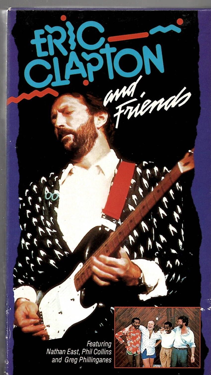 Eric Clapton and Friends VINTAGE VHS Cassette Phil Collins