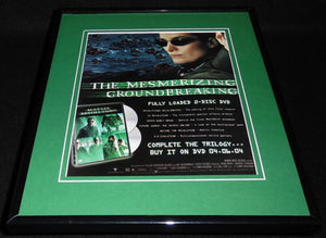 Matrix Revolutions 2004 Framed 11x14 ORIGINAL Advertisement Keanu Reeves