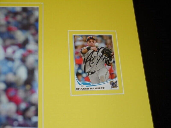 Aramis Ramirez Signed Framed 11x17 Photo Display Pirates