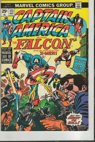 Captain America #173 ORIGINAL Vintage 1974 Marvel Comics Falcon FATWS