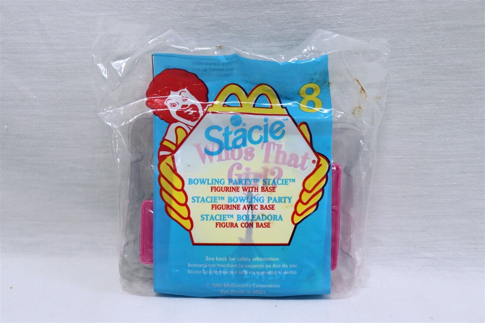 VINTAGE SEALED 1999 McDonald's Bowling Party Stacie Doll