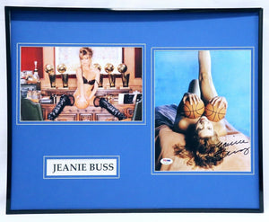 Jeanie Buss Signed Framed 16x20 Photo Set PSA/DNA LA Lakers