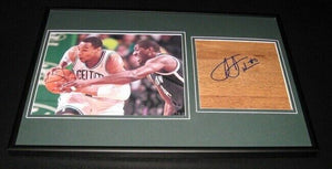 Jared Sullinger Signed Framed Floorboard & Photo Display Celtics Ohio State