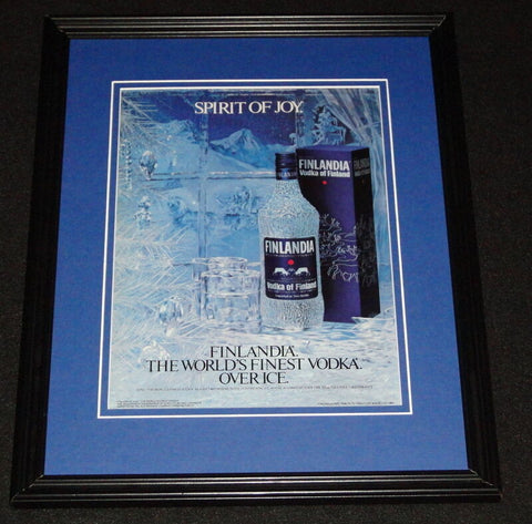 1985 Finlandia Vodka 11x14 Framed ORIGINAL Vintage Advertisement 