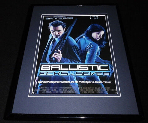 Ballistic Ecks vs Sever 2002 11x14 Framed ORIGINAL Advertisement Lucy Liu 