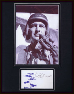 Pete Everest Test Pilot Signed Framed 11x14 Photo Display 