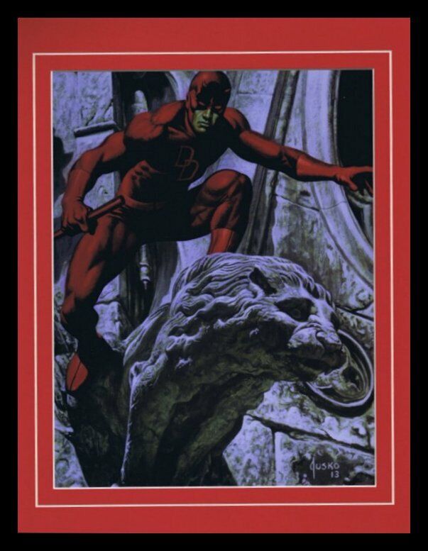 Daredevil Matt Murdock Framed 11x14 Marvel Masterpieces Poster Display 