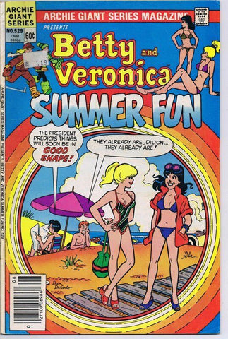 Archie Giant Series #529 ORIGINAL Vintage 1983 Archie Comics GGA Bikini  