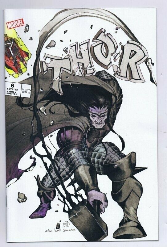 Thor #6 Peach Momoko 2020 Marvel Comics Mighty Thor 337 Homage Variant