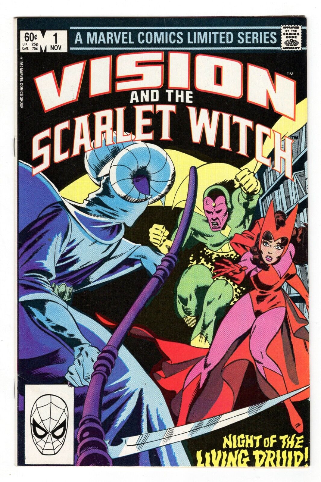 Vision and the Scarlet Witch #1 Vintage 1982 Marvel Comics Wandavision