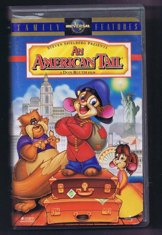 An American Tail (1986) VINTAGE VHS Cassette Clamshell Dom Deluise