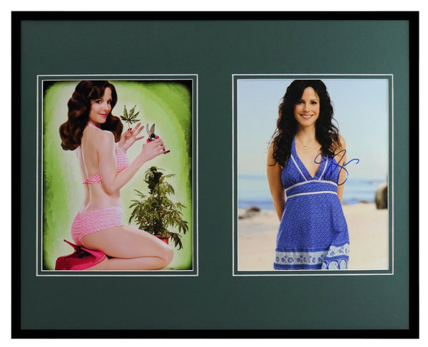 Mary Louise Parker Signed Framed 16x20 Photo Set Weeds 