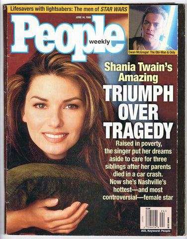 VINTAGE June 14 1999 People Magazine Shania Twain Ewen McGregor