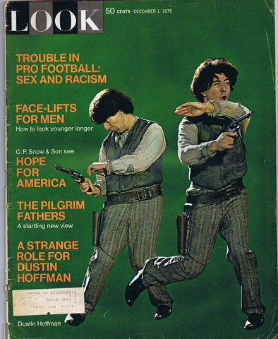 ORIGINAL Vintage Look Magazine December 1 1970 Dustin Hoffman