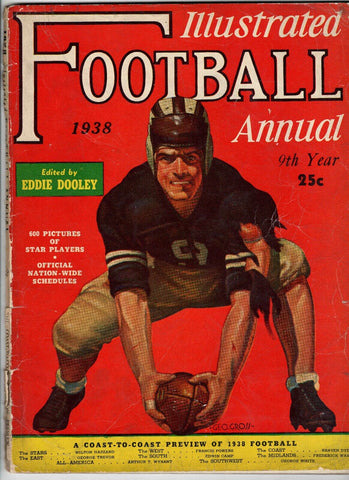 VINTAGE 1938 Illustrated Football Annual Magazine