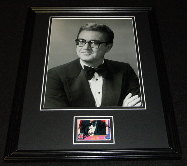 Steve Allen Signed Framed 11x14 Photo Display JSA B