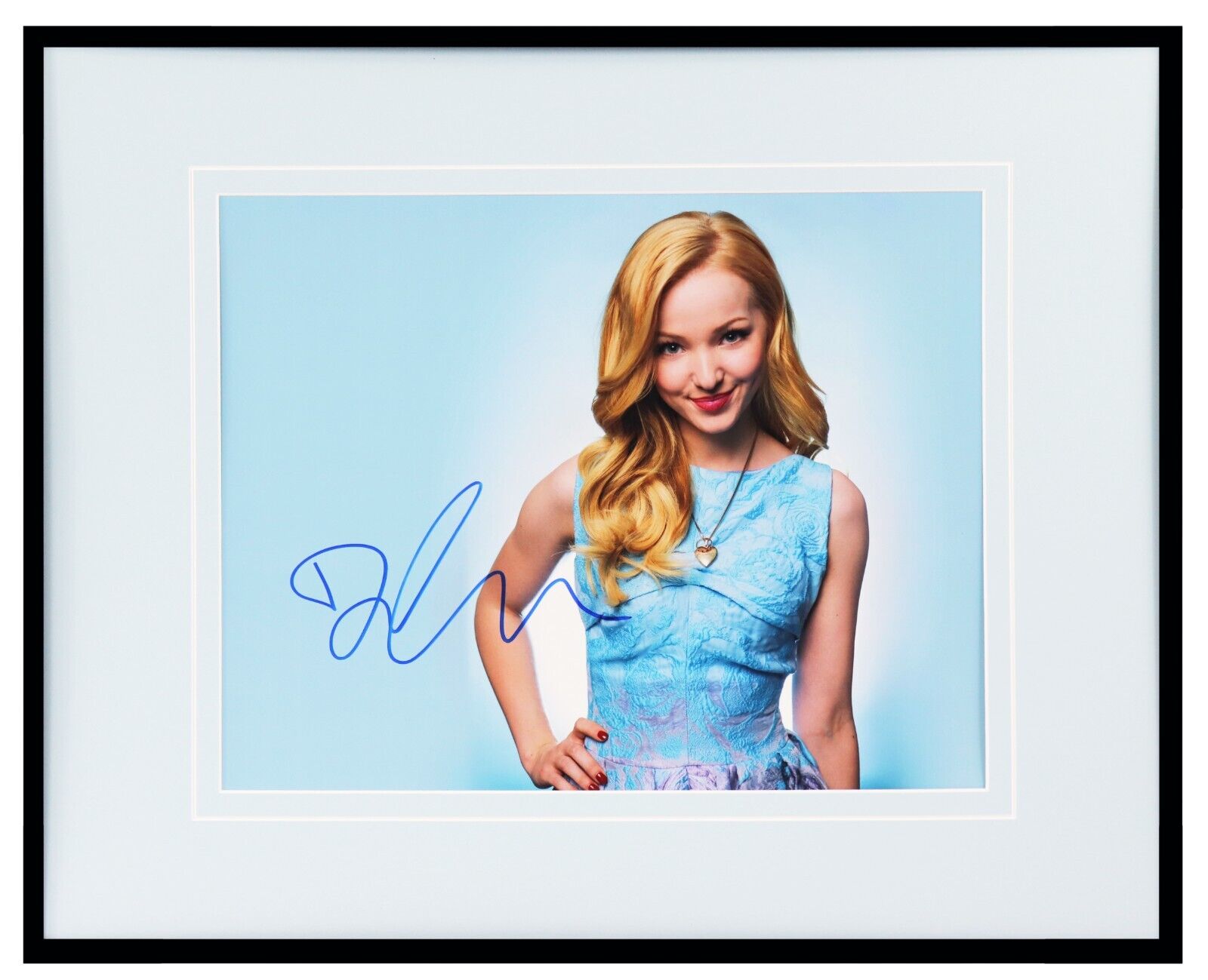 Dove Cameron Signed Framed 16x20 Photo Display AW Liv & Maddie Descendants