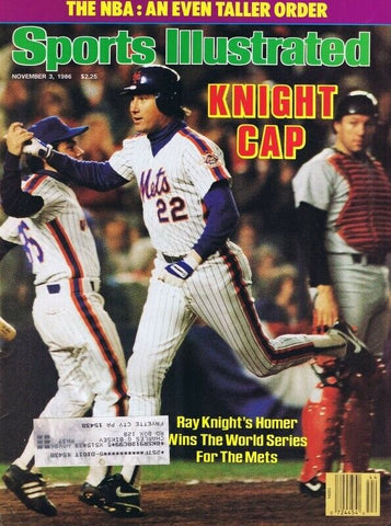 ORIGINAL Vintage Nov 3 1986 Sports Illustrated NY Mets World Series Ray Knight