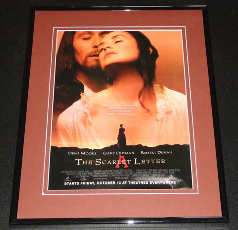 The Scarlet Letter 1995 11x14 Framed ORIGINAL Advertisement Demi Moore G Oldman