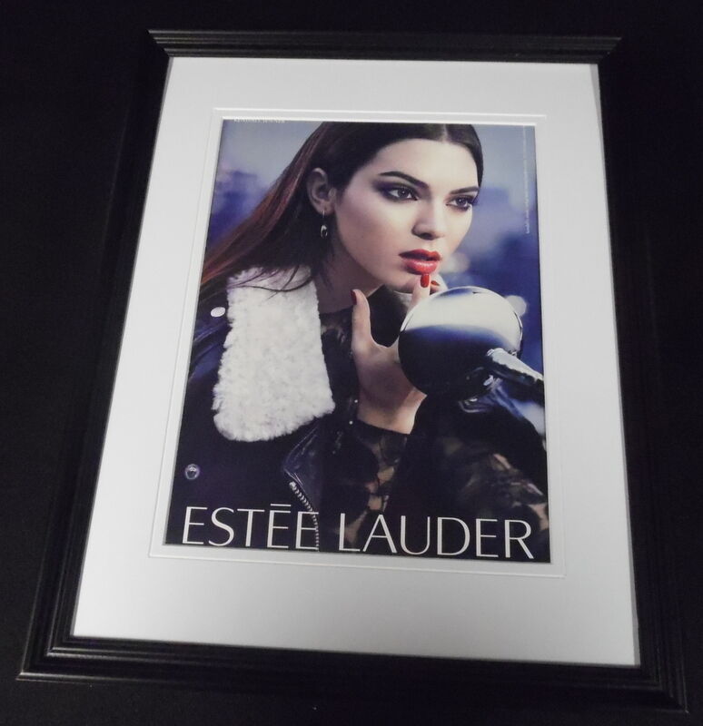 Kendall Jenner 2015 Estee Lauder Framed 11x14 ORIGINAL Advertisement E