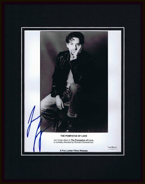 Jon Cryer Signed Framed 11x14 Photo Display JSA Two and a Half Men  