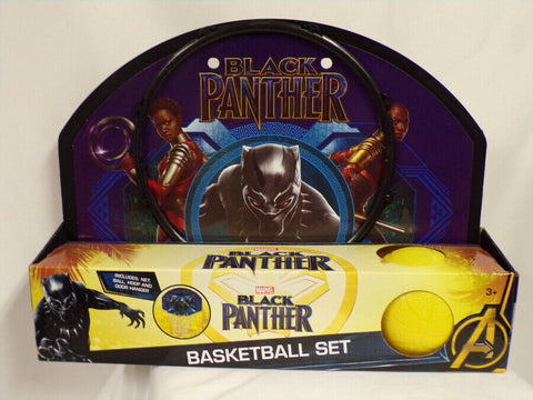 NEW SEALED Marvel Black Panther Mini Basketball Set