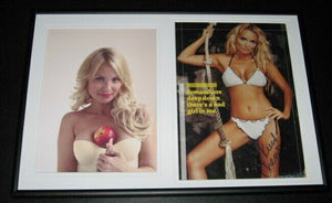 Kristin Chenoweth Bikini Signed Framed 12x18 Photo Set GCB Wicked