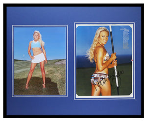 Natalie Gulbis Signed Framed 16x20 Photo Display 