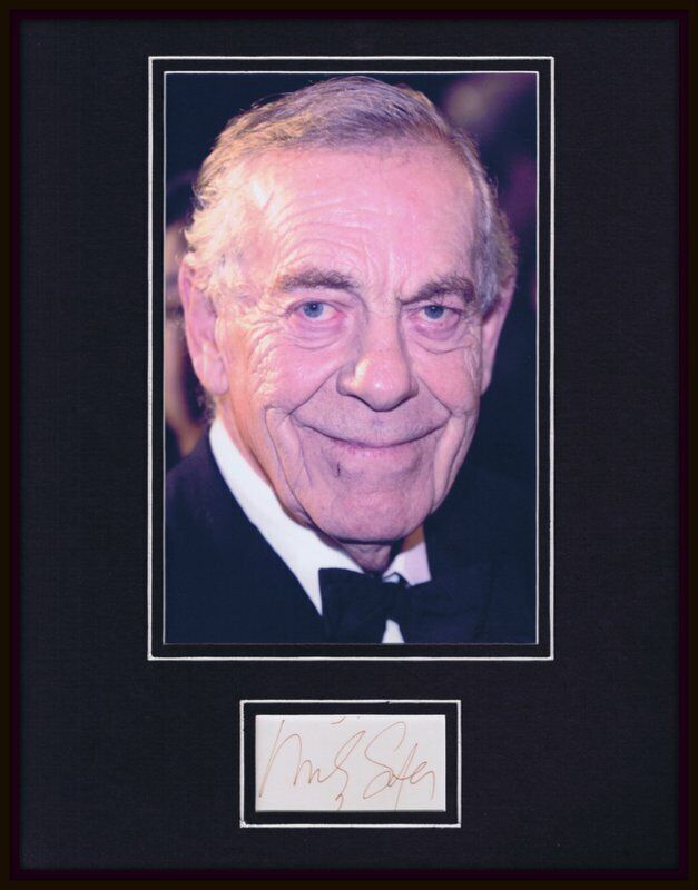 Morley Safer Signed Framed 11x14 Photo Display  