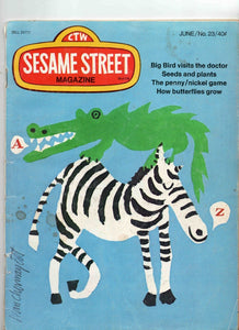 VINTAGE 1973 Sesame Street Magazine #23 Big Bird