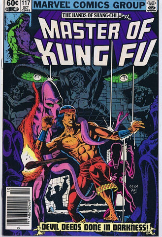 Master of Kung Fu #117 ORIGINAL Vintage 1982 Marvel Comics Shang Chi