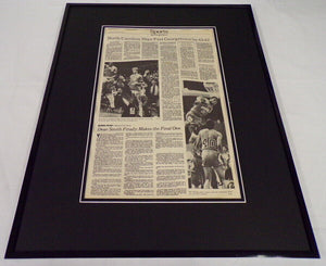 New York Times Mar 30 1982 Framed 16x20 Sports Page Poster NCAA Michael Jordan