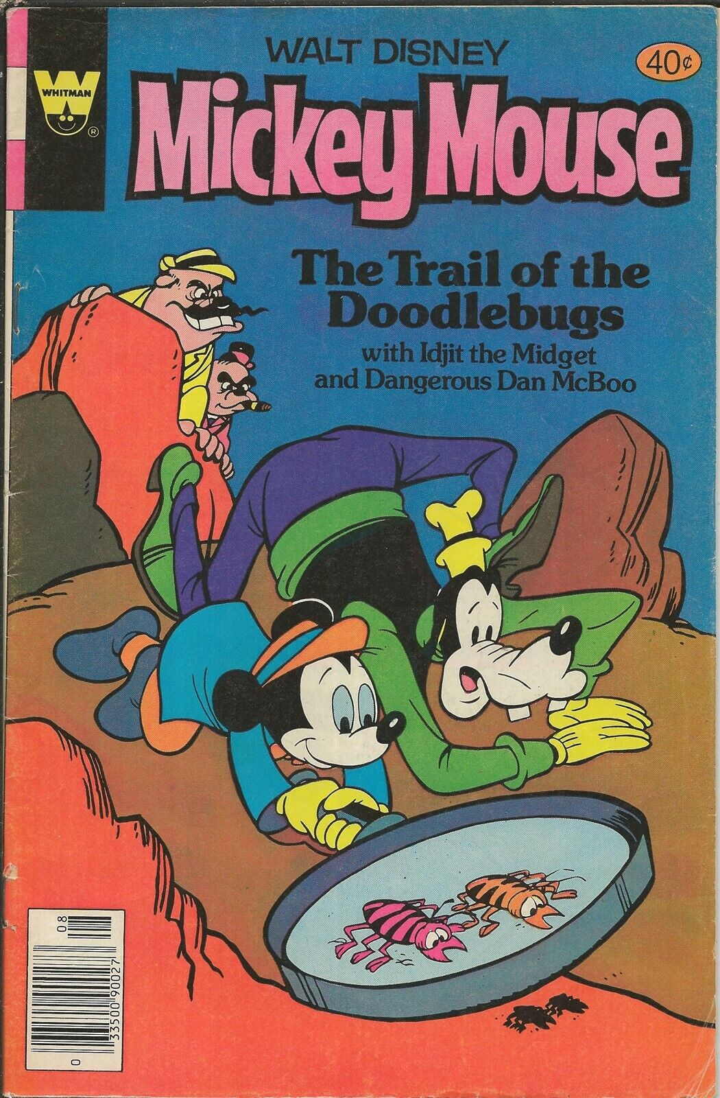 Walt Disney Mickey Mouse Trail of the Doodlebugs #198 1979 Gold Key Comics