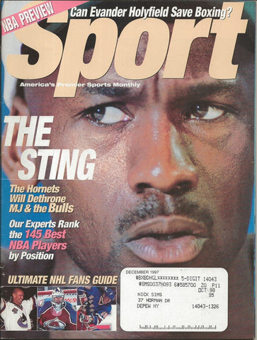 ORIGINAL Vintage Dec 1997 Sports Illustrated Magazine Michael Jordan Bulls