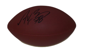 Alejandro Villanueva Signed Full Size NFL Football Steelers Ravens