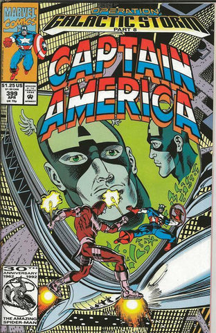 Captain America #399 ORIGINAL Vintage 1992 Marvel Comics  