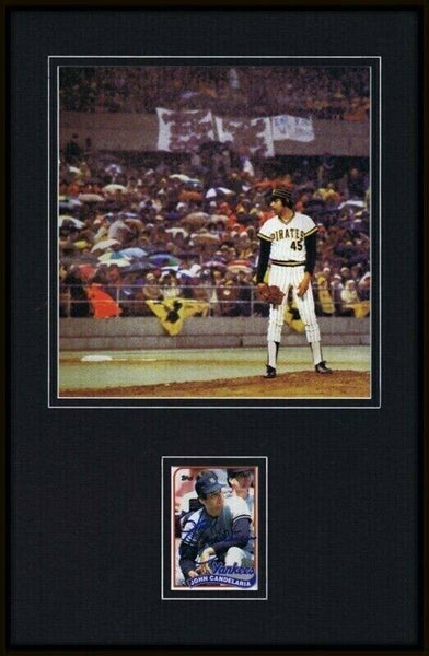 John Candelaria Signed Framed 11x17 Photo Display Pirates Yankees