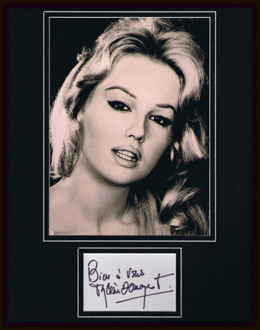 Mylene Demongeot Signed Framed 11x14 Photo Display  